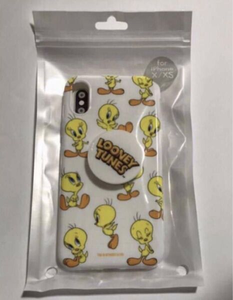 【いいね不要】トゥイーティーiPhoneケース X/XS用 tweety ルーニーテューンズ