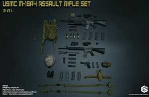 Easy&Simple 06032 USMC M16A4 Assault Rifle Set 2 in 1　新品未使用　1/6スケールアクションフィギュア用　（検 DiD damtoys flagset 