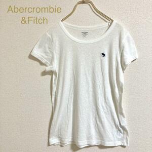 アバクロンビー&フィッチ / S 半袖Tシャツ シンプル ワンポイント ホワイト