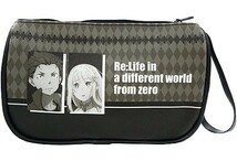 ◆新品◆ Re:Zero Starting Life in Another World Emilia multi pouch Re:ゼロから始める異世界生活 エミリア マルチポーチ スバル リゼロ_画像2
