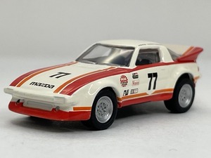 ■★サークルＫサンクス　MAZDA（マツダ） ミニカーコレクション　SAVANNA RX-7 Daytona 24h（1/100）（白/赤/KYOSHO）