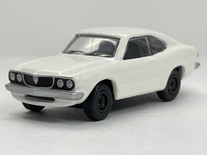 ■★サークルＫサンクス　MAZDA（マツダ） ミニカーコレクション　SAVANNA RX-3 (S124A)（1/100）（ホワイト/KYOSHO）