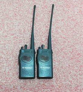 MOTOROLA Motorola business use transceiver JJH19PCC4AA4AD 2 piece set with translation 