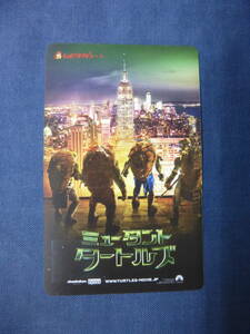 (269)ムビチケ　洋画(使用済)「ミュータントタートルズ」半券　アメコミ