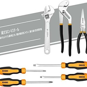 【新品送料無料】DEKO 192点組 工具セット ホームツールセット家庭用 日曜大工 DIYセット 作業工具セット 家具の組み立ての画像2