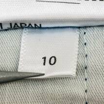 a00799 UNIQLO ユニクロ レディース パンツ ワイド レトロ S ブルー 青 デニム 綿100% 万能 カジュアル シンプルデイリーカジュアル_画像10