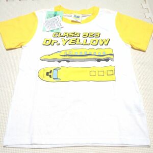 新品 TRAIN GARAGE ドクターイエロー半袖Tシャツ