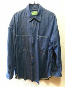 westoveralls デニムシャツ denim shirt ウエストオーバーオールズ シャンブレーシャツ ジーンズ ジーパン