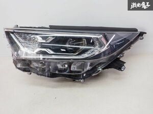 トヨタ 純正 AXAH52 RAV4 LED ヘッドライト ヘッドランプ 左 左側 助手席 STANLEY 42-95 打刻 Ｍ 即納 棚H-3