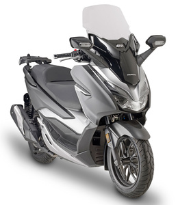 【送料込】GIVI(ジビ) FORZA フォルツァ250(MF13)用 ウインドスクリーン (58 x 44,5 cm） クリア　D1166ST 