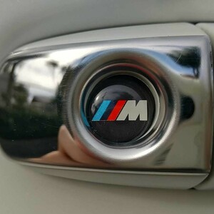 BMW Mスポーツ BMW ビーエムダブリュー 3Dクリスタルエンブレム 14mm 鍵穴マーク 鍵穴隠し キーレス e2