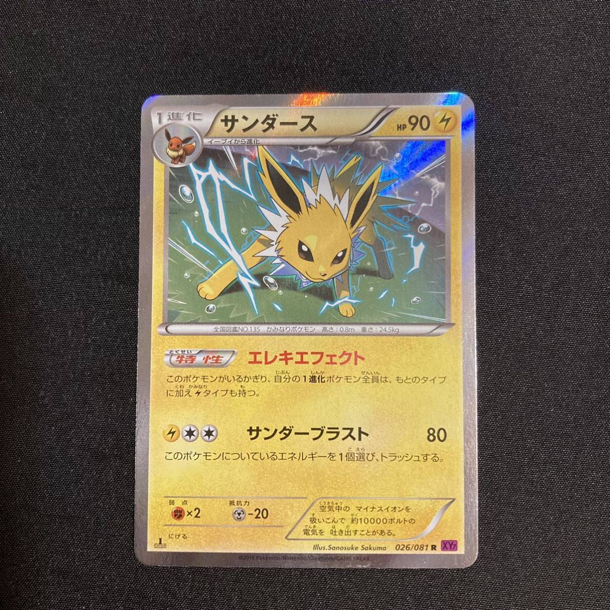 在庫僅少】 旧ポケモンカード.リザードン.サンダー.サンダース