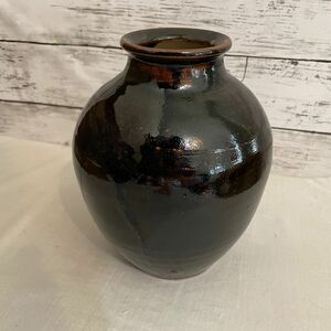 壺 「大壺」　黒　花瓶