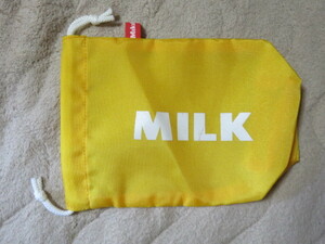 MIKI HOUSE ミキハウス MILK　袋 　丈夫な袋 サイズ210-150-70㎜　家庭保管品