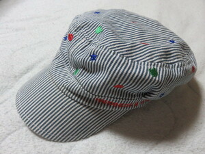 3can4on ワールド社 帽子 ぼうし キャップ ワーカーキャップ サイズ52㎝ 綿100％ 二重構造でしっかりしています 美品
