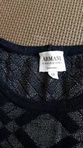 美品！ARMANI COLLEZIONI　アルマーニ コレッツォーニ　セーター　５０（XL)/薄手、光沢感ありの糸_画像2