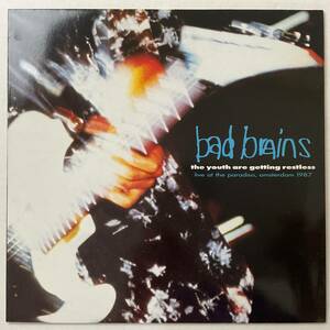 激レア Bad Brains The Youth Are Getting Restless (Live At The Paradiso, Amsterdam 1987) Caroline Records CARLP8 レコード LP