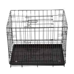  folding pet cage XL size / water inserting . mat attaching for small dog dog for cat for dog cage cat cage black *