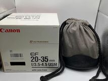a● Canon キヤノン ULTRASONIC ウルトラソニック EF LENS 20-35mm f3.5-4.5 _画像5
