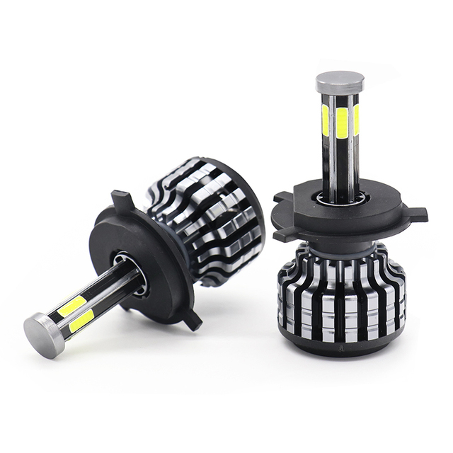 ヘッドライト ロービーム ブルーバード U14 6面 LED H4 2灯式 H9.9~H13.8 日産 16000lm ZDATT