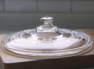 * Old Pyrex * knob type knob * glass cover * 8 inch / approximately 20cm* skillet orkya Serow ru.