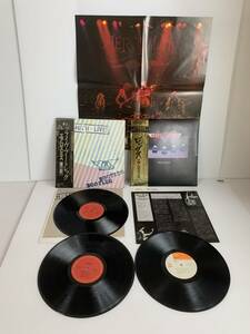 Ｂ171　美盤LPレコード帯ポスター付2枚セット　AEROSMITH/エアロスミス　ROCKS/ロックス　BOOTLEG/ライブ・ブートレック