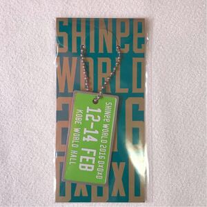 SHINee WORLD 2016 会場限定 グッズ メモリアルプレートチャーム 神戸 記念ワールドホール 2/12-14