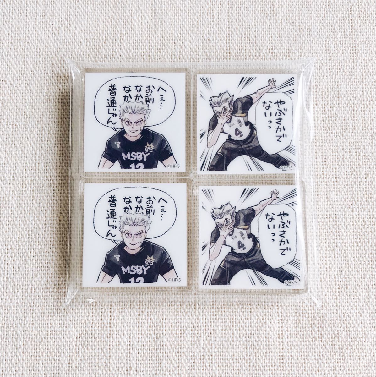 オンラインショップ】 ハイキュー!! アクリルタイル 及川、黒尾、孤