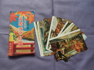 T56　近江高野　永源寺の紅葉　日本一紅葉の雲山　絵葉書　ポストカード　