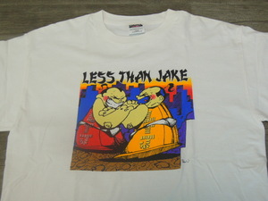 43e 00's LESS THAN JAKE バンド ハード ロック Tシャツ/L