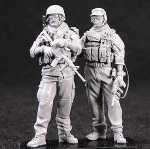 1/35 レジンフィギュア SFチームリーダー & チームサージェント 米国兵 第二次世界大戦 兵士 未組立 未塗装