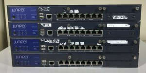 【埼玉発】【Juniper Networks】SRXシリーズ　サービスゲートウェイ　SRX220H2　★4台セット★起動確認、初期化済★　(9-3698)