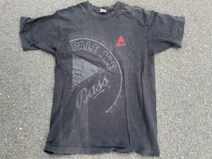 アメリカ古着　黒系　Tシャツ　BASS ビンテージ90s 00s アメリカ製　半袖Tシャツ 大きな　Lサイズ