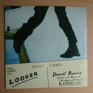 235-86 レコード DAVID BOWIE 【LODGER】 デビッド・ボウイー 昭和レトロ 当時物