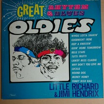 235-92 レコード LITTLE RICHARD & JIMI HENDRIX 【GREAT RHYTHM & BLUES OLDIES】 昭和レトロ 当時物_画像1