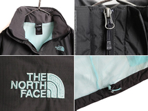 ノースフェイス HyVent ナイロン ジャケット ( レディース S ) The North Face ジャンパー ブルゾン マンパ アウトドア 薄手 パーカー 濃灰_画像7