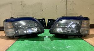 スバル レガシィ BH5 BE5 B4セダン STI BE5 純正 HID ヘッドライト 左右セット 動作確認済!!!