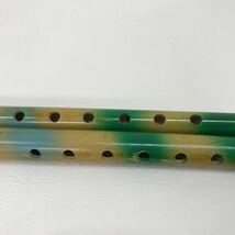 16　中古　ネイティブアメリカン　PEACE FLUTE　インディアンフルート　縦笛　2本　民族楽器　まとめ　リコーダー_画像4