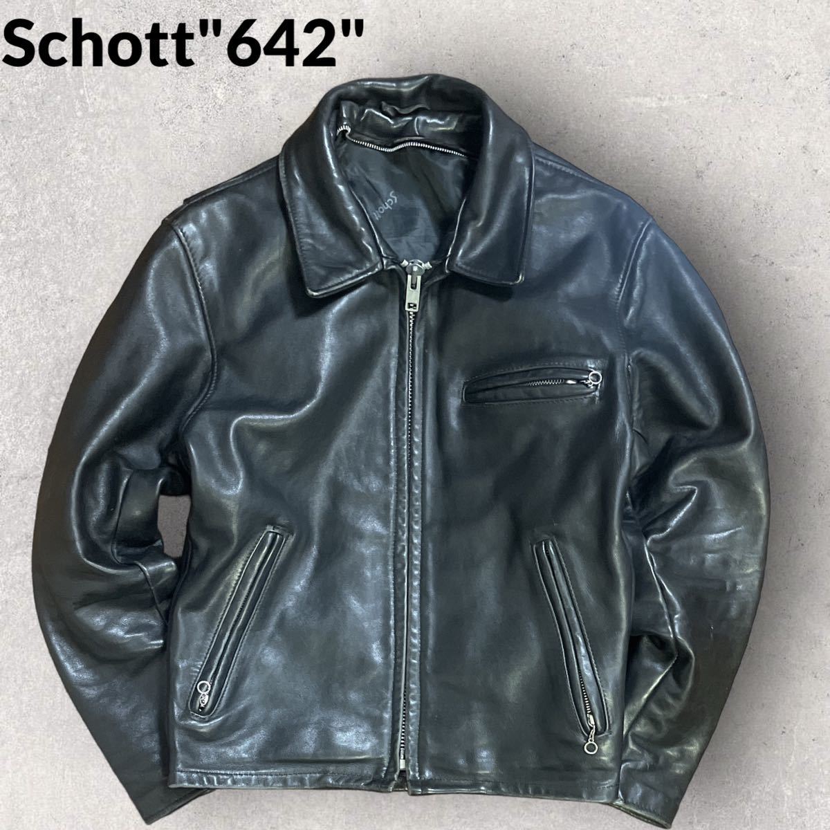 Yahoo!オークション -「schott 642」の落札相場・落札価格