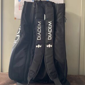  dia tem hardball tennis racket bag 12 pcs insertion (TFD002)BLK/CRM