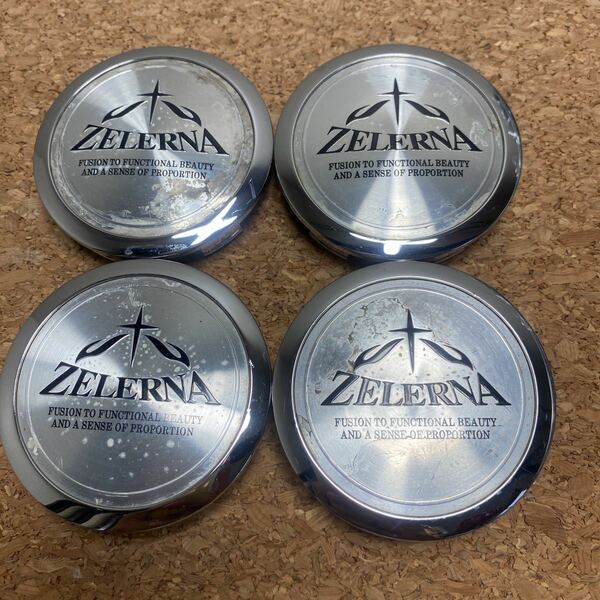 ★即決 送料無料★ P011 ZELERNA 純正ホイール　センターキャップ 62mm 4個セット　車　部品　アクセサリー