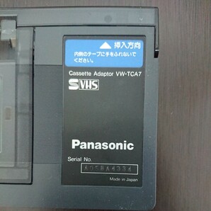 100円スタート ジャンク品 Panasonic パナソニック VHSカセットアダプター VW-TCA7 変換 カセット 動作未確認 希少 レトロの画像7