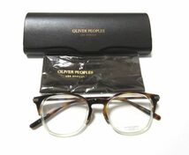 新品 定価38500円 OLIVER PEOPLES オリバーピープルズ Westlyn DM ブラウン ウェリントン メガネ 眼鏡 / OV106_画像3