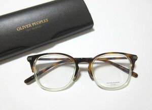 新品 定価38500円 OLIVER PEOPLES オリバーピープルズ Westlyn DM ブラウン ウェリントン メガネ 眼鏡 / OV107