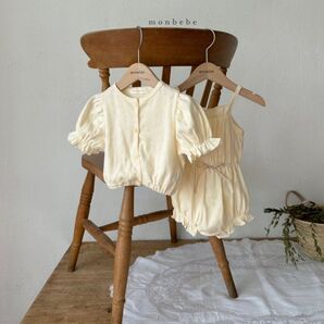 【新品】ハート ジャガード カーディガン 子供服 キッズ服 monbebe 韓国子供服