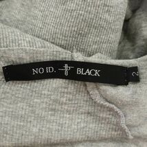 NOID. BLACK ノーアイディー 通年 長袖 リブ切替★ カットソー ロンTシャツ Sz.2　メンズ グレー　C3T04189_5#F_画像5