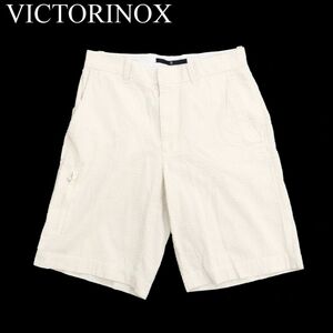 VICTORINOX ビクトリノックス 春夏 ストライプ シアサッカー★ ハーフ ショート パンツ Sz.28　メンズ　C3B01986_5#P