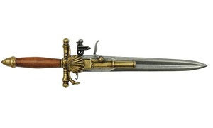  flint lock France DENIXteniks1204 38cm replica gun cosplay small articles imitation real piste ru. gun military Army 