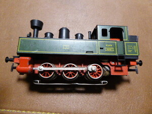  railroad model extension optimum meruk Lynn steam locomotiv working properly goods green car valuable goods 