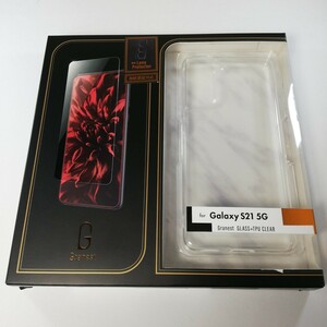 Galaxy S21 5G ソフトケース ガラスフィルム セット 0885